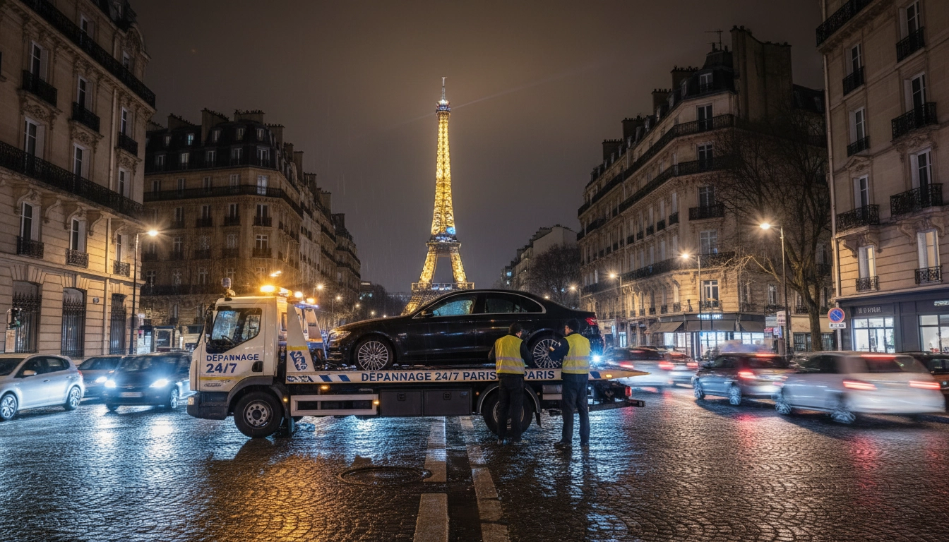 Dépannage Auto Paris - Solution d'Urgence 24/7 dans la Capitale