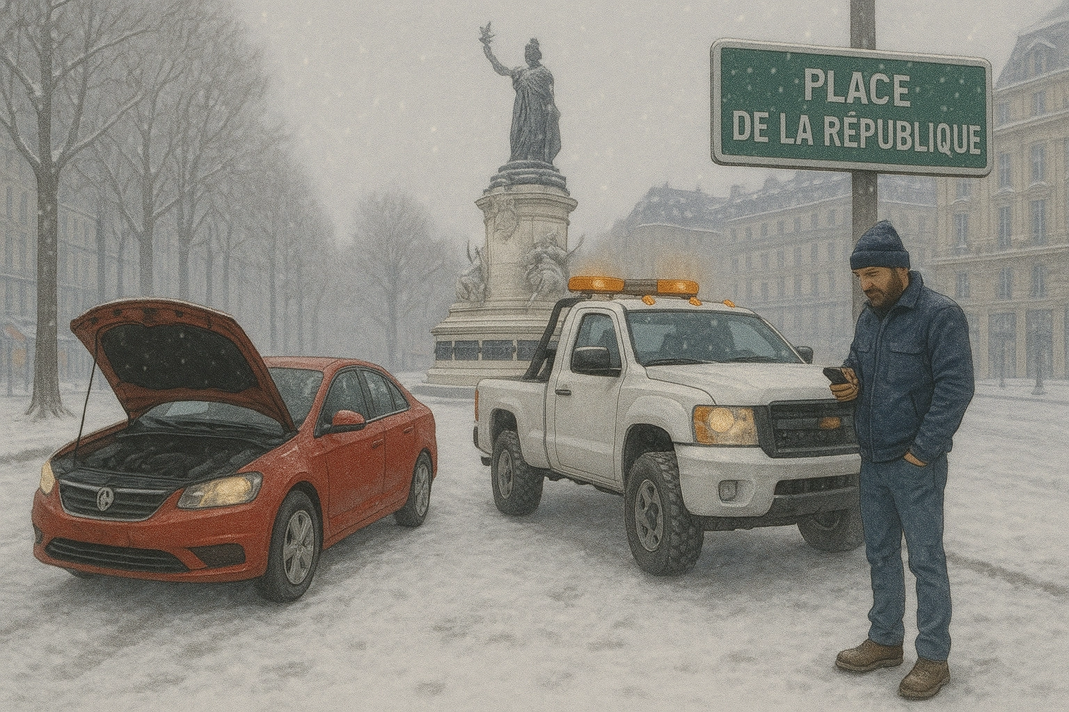 Dépannage Auto Place de la République à Paris