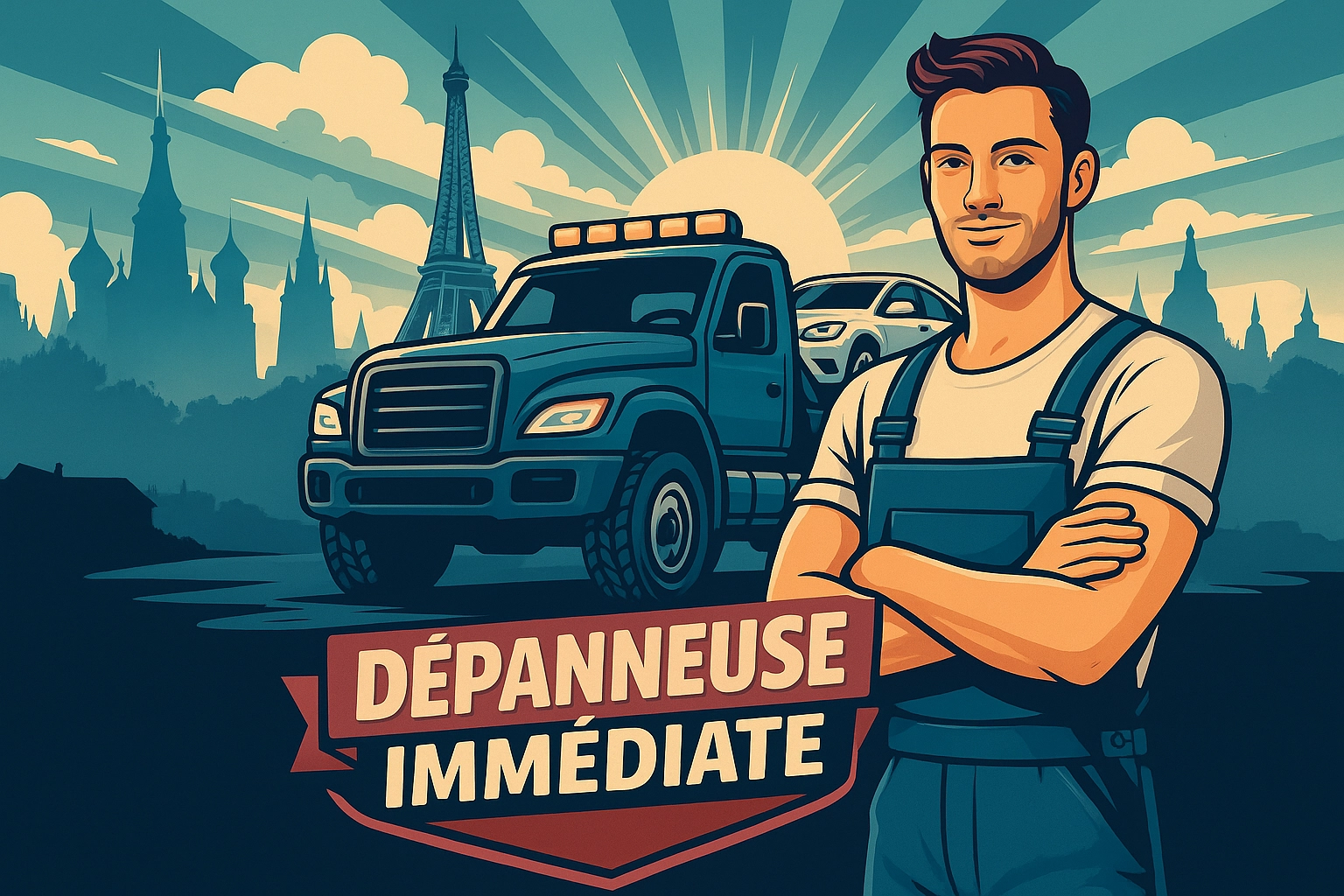Dépanneuse immédiate à Paris