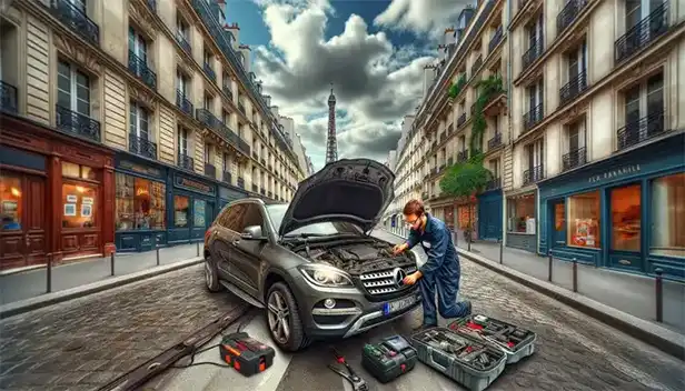 Dépannage auto sur place à Paris